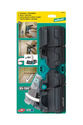 Fausse équerre et boîte à onglet Wolfcraft