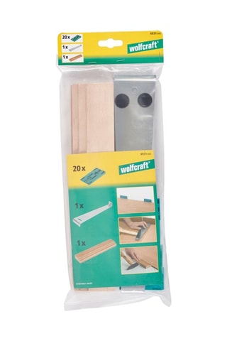 Kit de colocación para suelos estratificados 22 unidades Wolfcraft