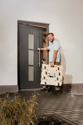 2 plateaux roulants multi-connectables FT 400, extensibles Wolfcraft