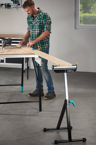 Caballete con rodillo Wolfcraft