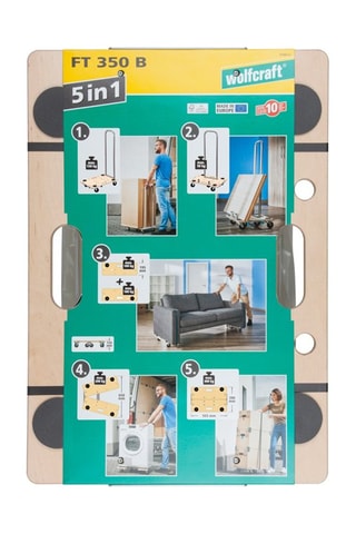 Chariot de manutention 5 en 1 FR 350 B Wolfcraft