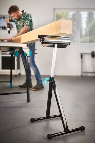 Caballete fijo con rodillo multifunción Wolfcraft