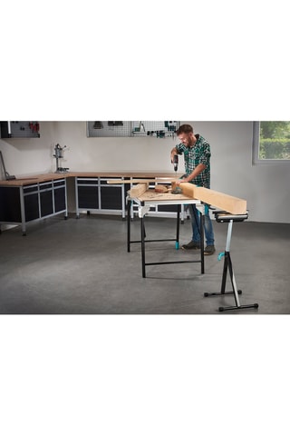 Caballete fijo con rodillo multifunción Wolfcraft