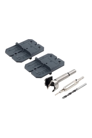 Coffret de montage pour charnières Ø35 mm Wolfcraft