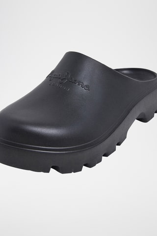 Tongs plateformes - Noir