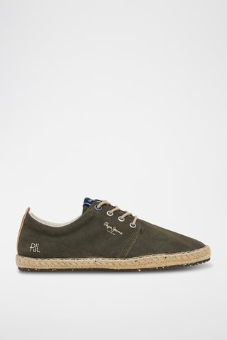 Espadrilles en nubuck - Vert