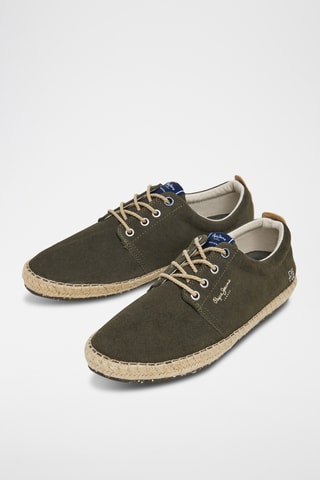 Espadrilles en nubuck - Vert