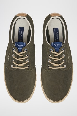 Espadrilles en nubuck - Vert