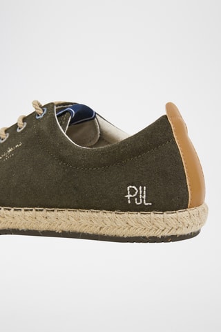 Espadrilles en nubuck - Vert
