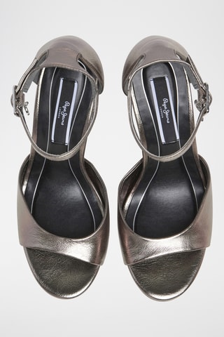 Salomés à talons - Métallisé
