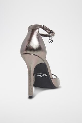 Salomés à talons - Métallisé