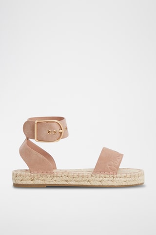 Sandales en nubuck - Rose
