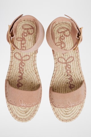 Sandales en nubuck - Rose
