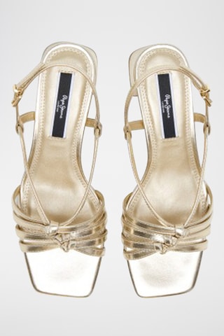 Sandales à talons - Doré
