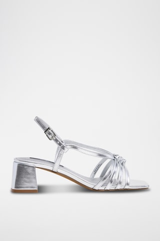 Sandales à talons - Argenté