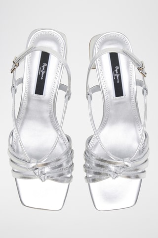 Sandales à talons - Argenté