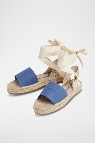 Sandales montantes - Bleu