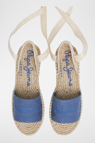 Sandales montantes - Bleu