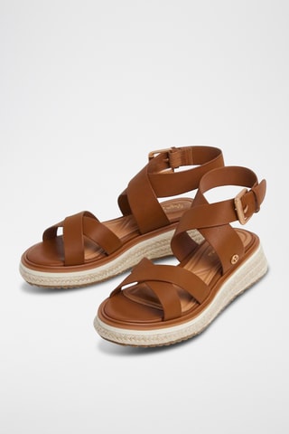 Sandales plateformes - Marron