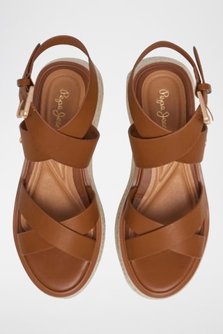 Sandales plateformes - Marron