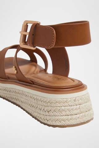 Sandales plateformes - Marron