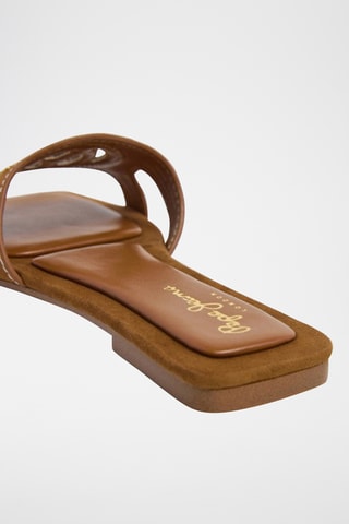 Mules en cuir - Marron