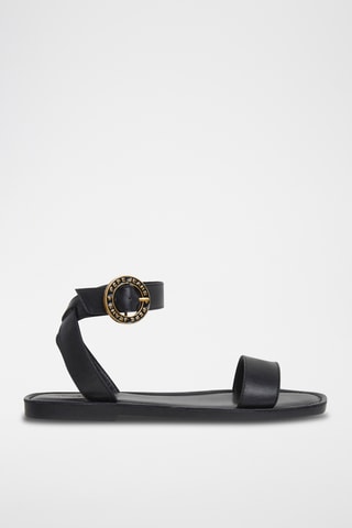 Sandales en cuir - Noir