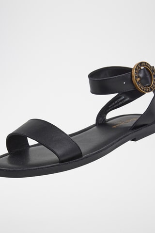 Sandales en cuir - Noir
