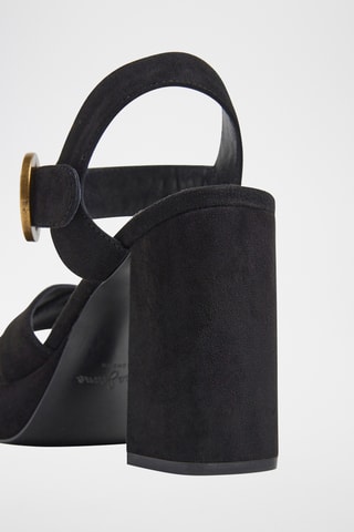 Sandales à talons plateformes - Noir