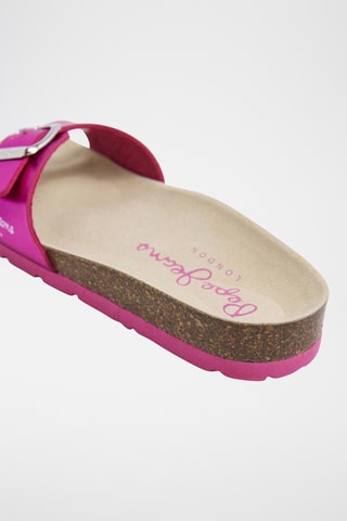 Mules compensées - Rose