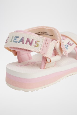 Sandales plateformes - Écru