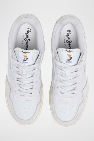 Baskets en nubuck - Blanc