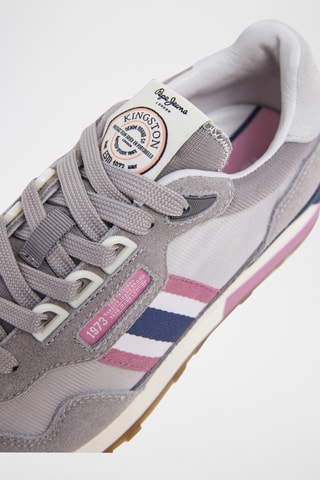 Baskets en nubuck - Gris