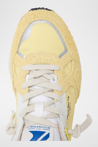 Baskets en nubuck - Jaune