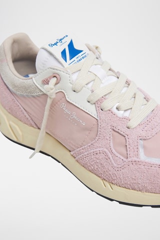 Baskets en cuir - Rose