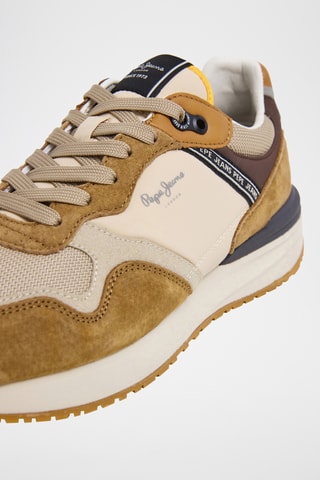 Baskets en nubuck - Beige