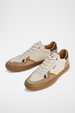 Baskets en cuir - Beige