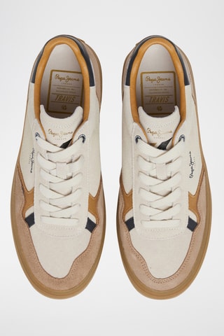 Baskets en cuir - Beige