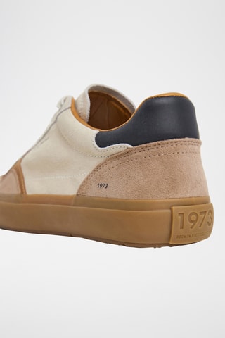 Baskets en cuir - Beige