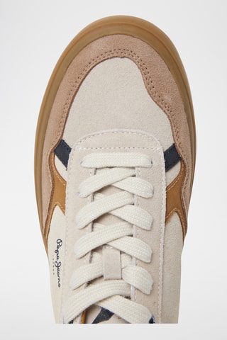 Baskets en cuir - Beige