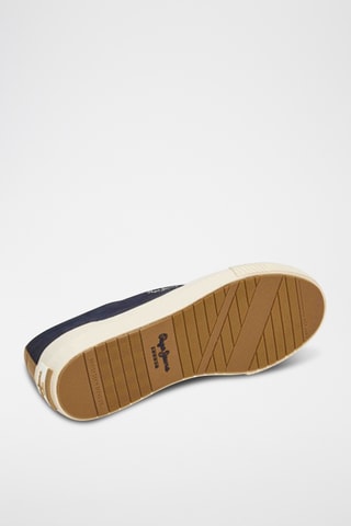 Baskets en cuir - Bleu