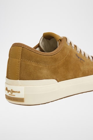 Baskets en cuir - Marron