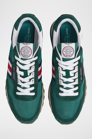 Baskets en cuir - Vert