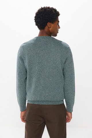 Pull - Bleu canard chiné