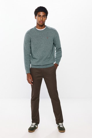 Pull - Bleu canard chiné