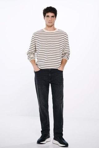 Jean straight - Gris foncé