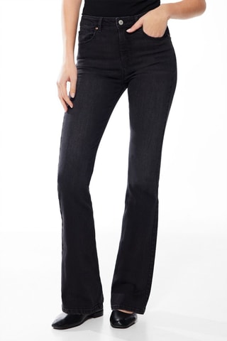 Jean bootcut taille haute - Noir