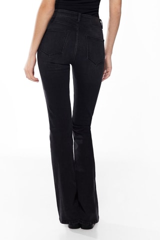 Jean bootcut taille haute - Noir