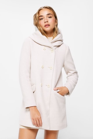 Manteau à capuche - Beige