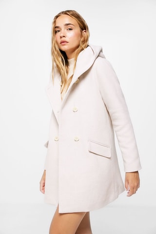Manteau à capuche - Beige